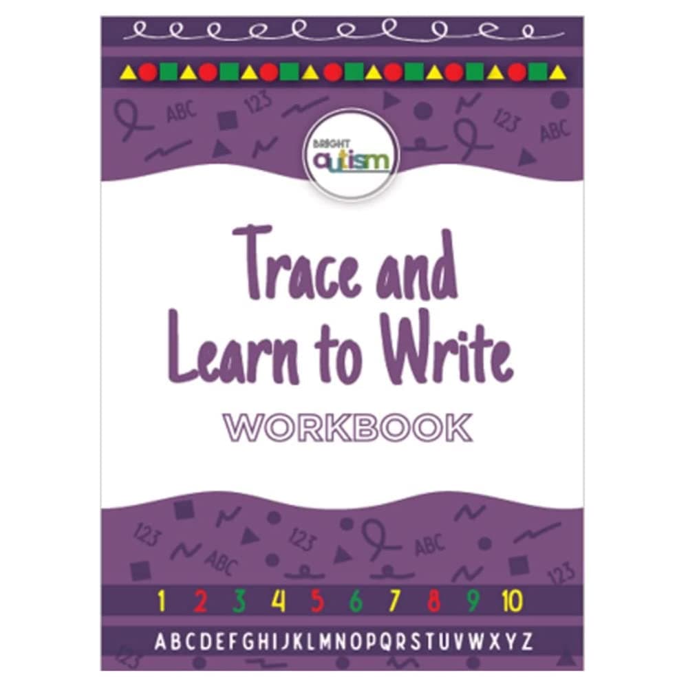 Bright Autism Trace & Learn to Write Workbook – Fun Tracing Practice for Lines, Shapes, Numbers & Letters | Preschool Handwriting Workbook to Build Focus, Confidence & Early Learning Skills
