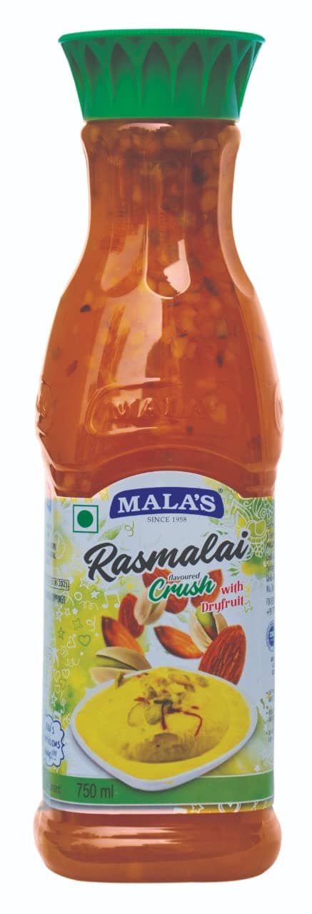 Mala's Rasmalai Crush 750Ml, Offwhite, No Artificial Colors