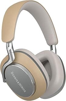 Px8 Over Ear Wireless Headphones, Advanced Active Noise Cancellation, Luxurious Materials, 30-Hour Battery Life, 15-Min Quick Charging, Tan