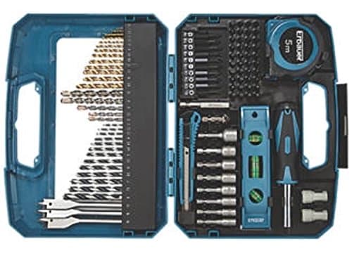 Erbauer 100 Piece Drill bit Set Complete kit Multi Material Mixed Drill and Screwdriver setpiece