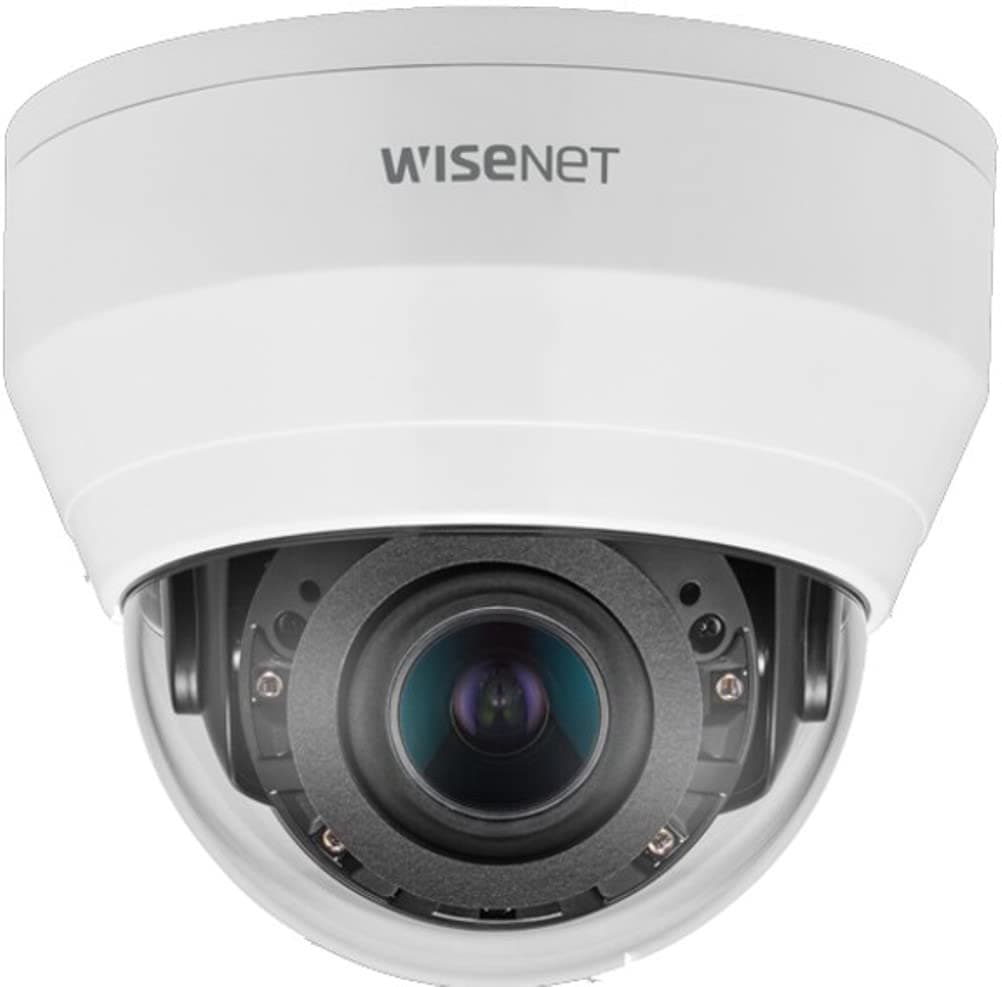 HANWHA | QND-8080R | 5 MP Indoor Network IR Dome Camera with 3.2~10mm (3.1x) Motorized varifocal Lens, RJ45 Connection