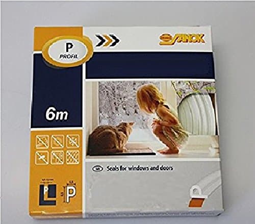 STOM_SAN 76751 - Sealing Window and Doors EPDM Type P 6m White