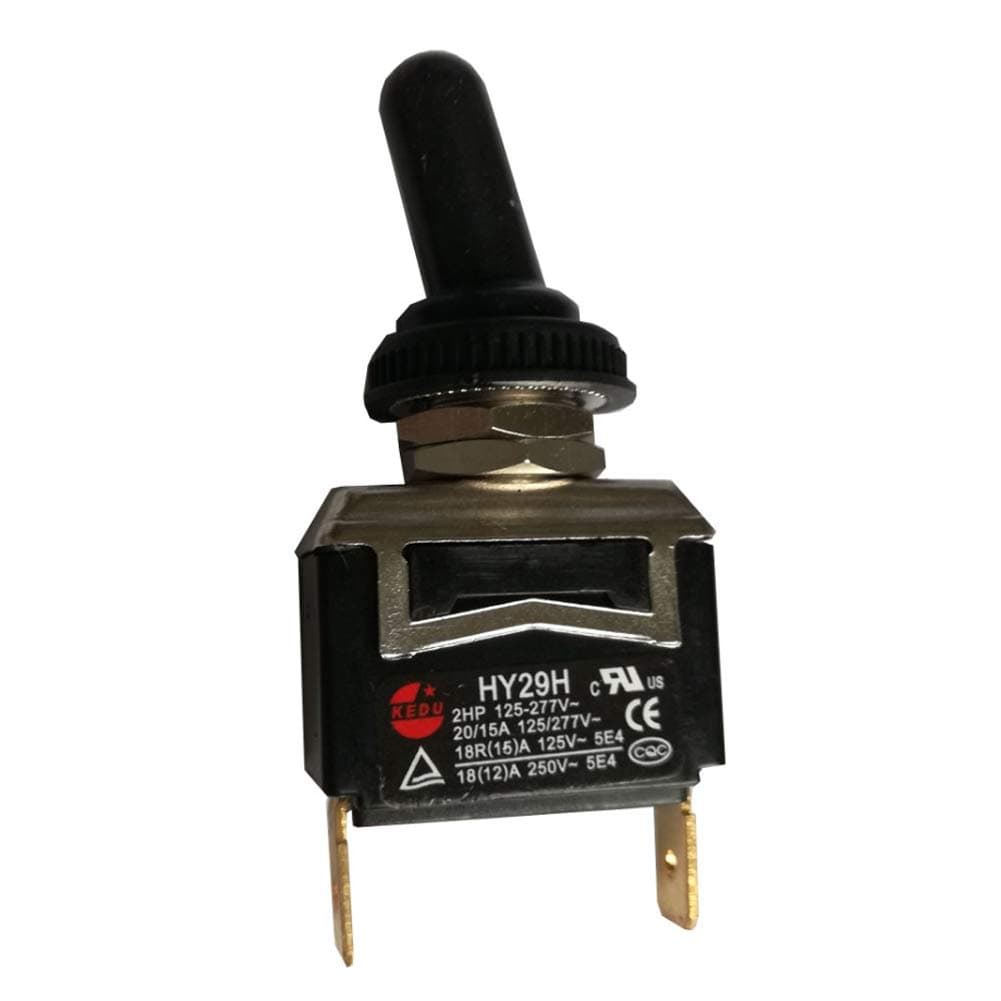 2Pcs KEDU HY29H 2Pins Toggle Switch ON-Off Dust-Proof Switches Suitable for All Kinds of Devices or Appliances AC 125/277V 20/15A
