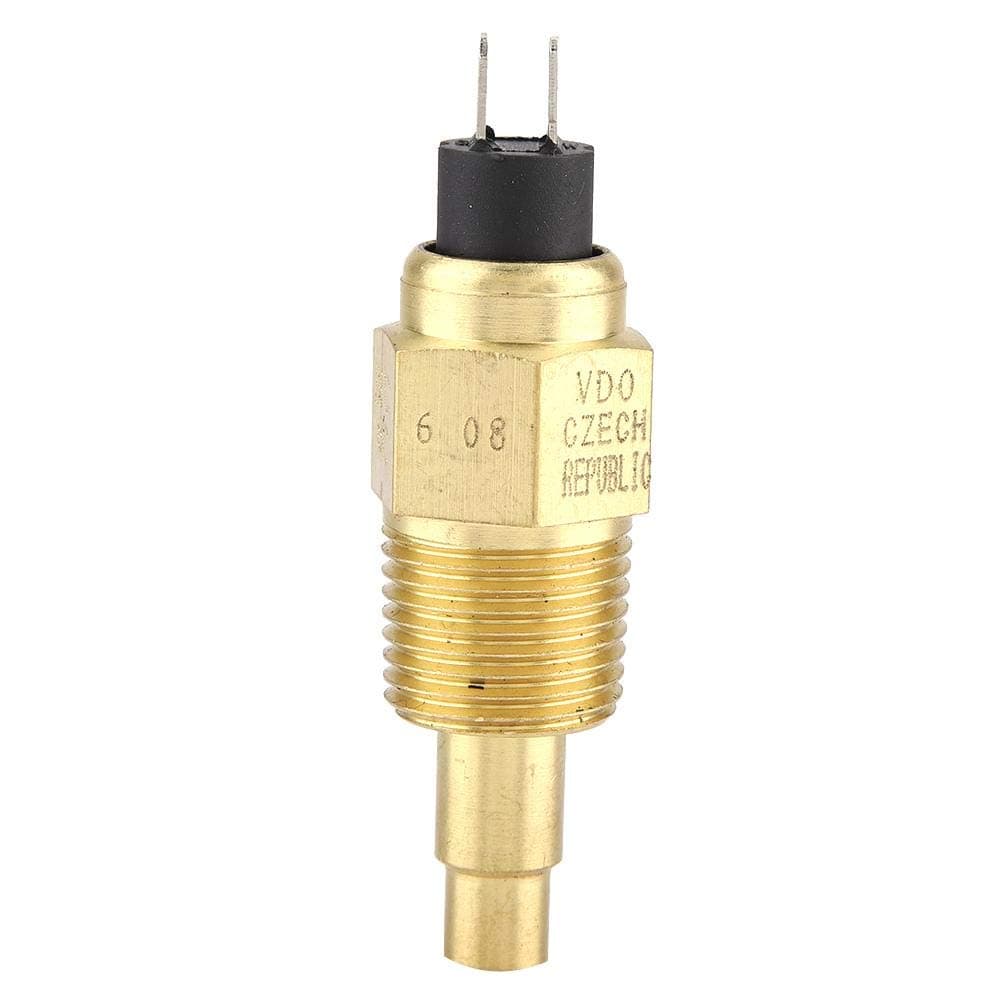 1PC Water Temperature Sensor, 1/2NPT Water Temperature Sensor for Oil Water Temperature Temp Gauge, 38℃~120℃