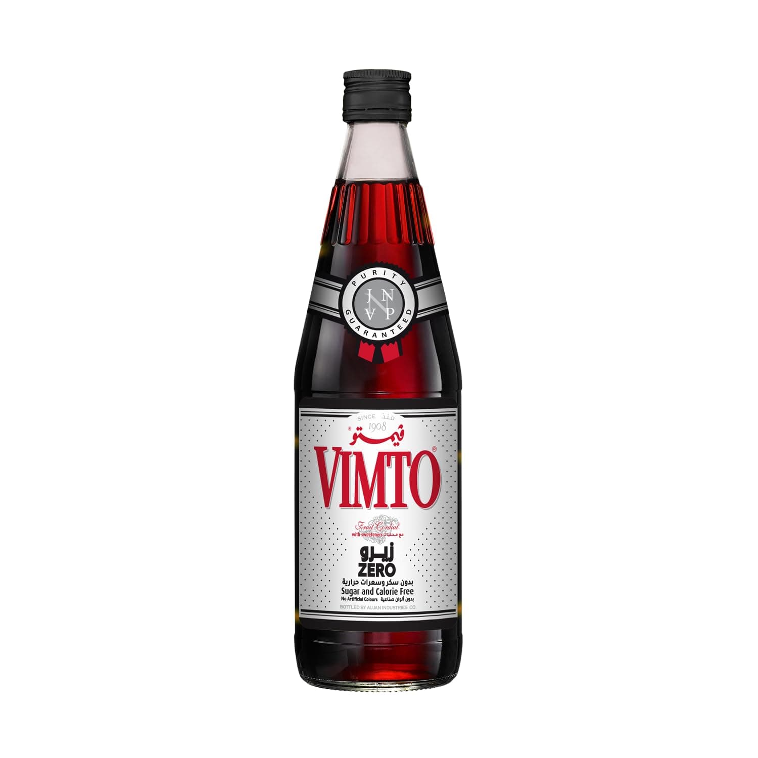 Vimto Fruit Cordial Zero Syrup 710ml (Sugar And Calories Free) (Glass Bottle)