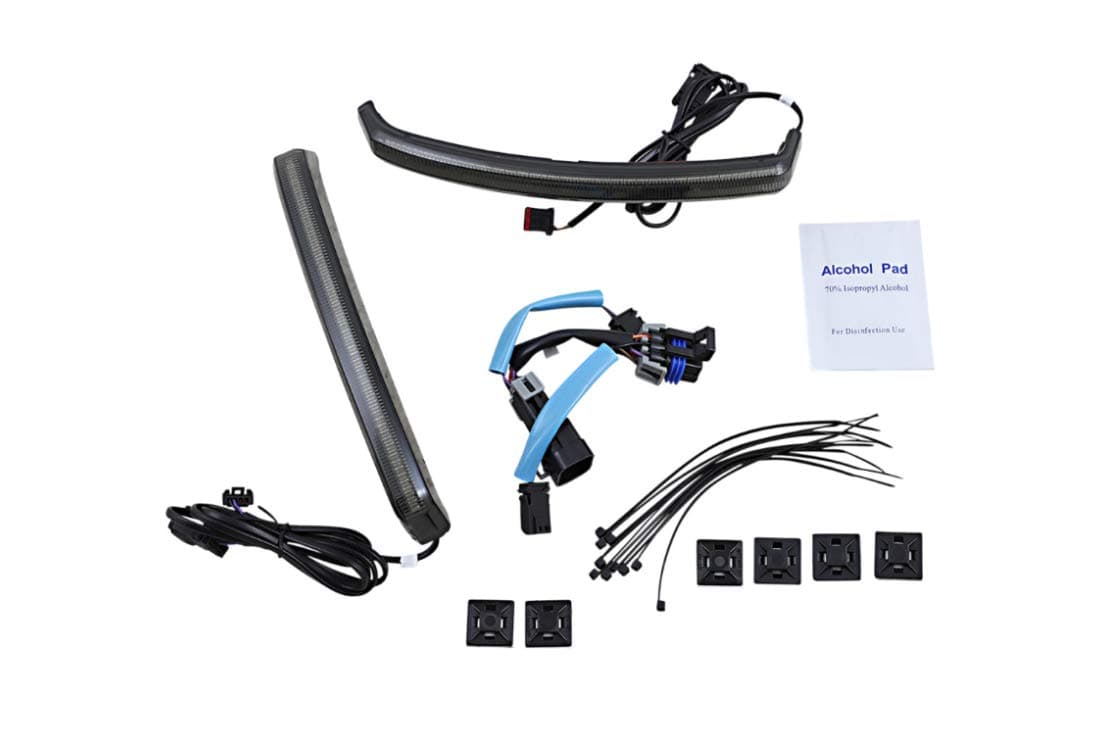 Custom Dynamics LED Saddlebag Lights for Indian Pursuit and Challenger - Smoke