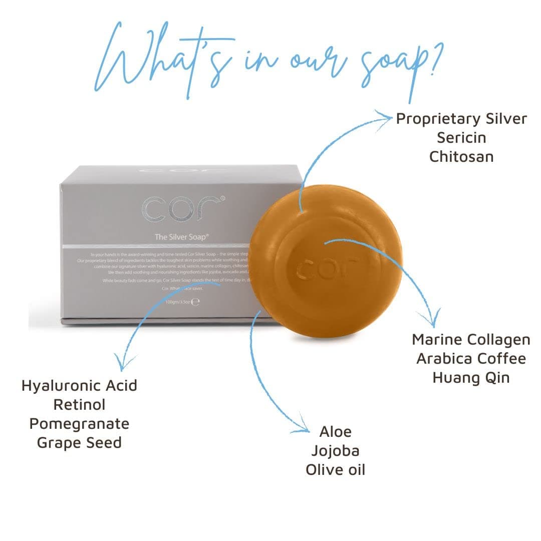 Cor Silver Soap 30g (Travel Size)