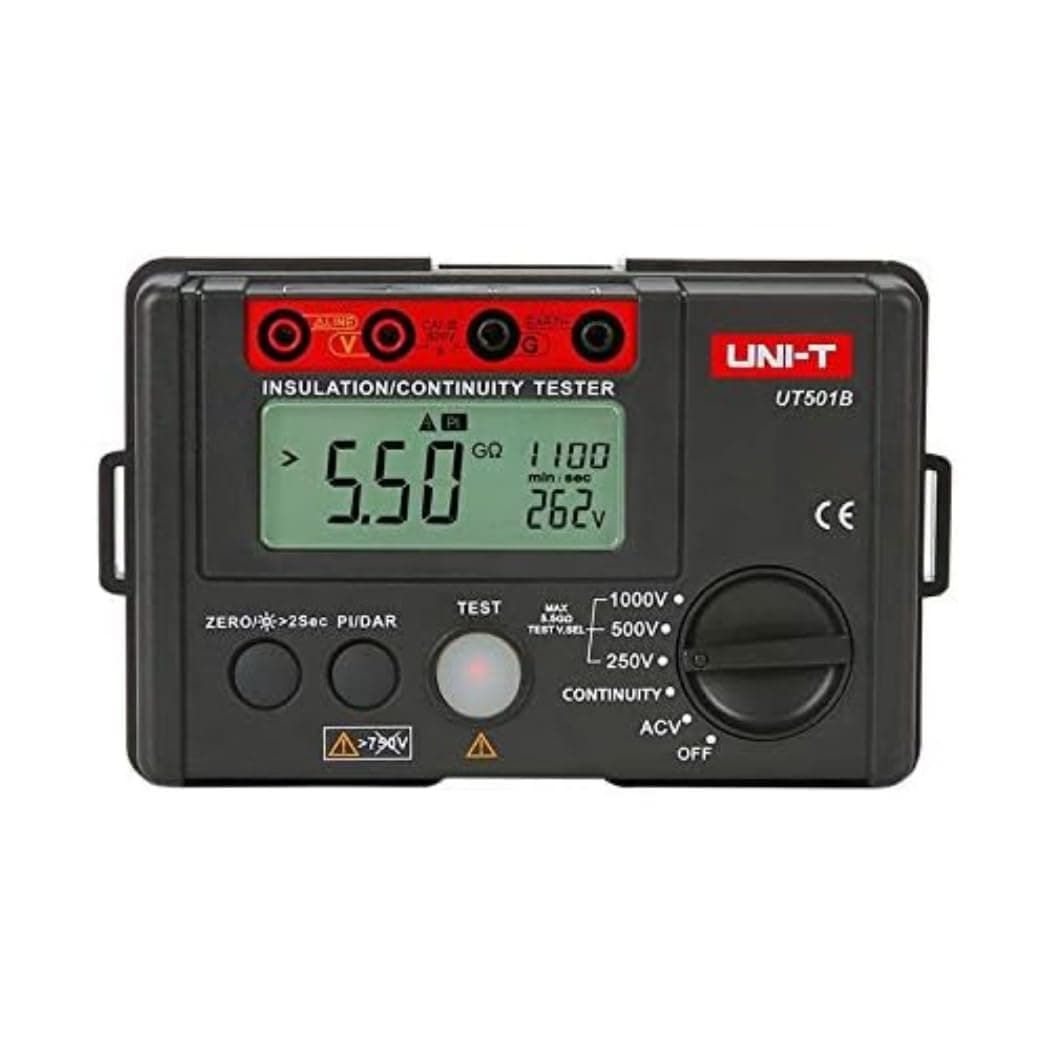 UNI-T MIE0306 Insulation Resistance Meter UT501B Black