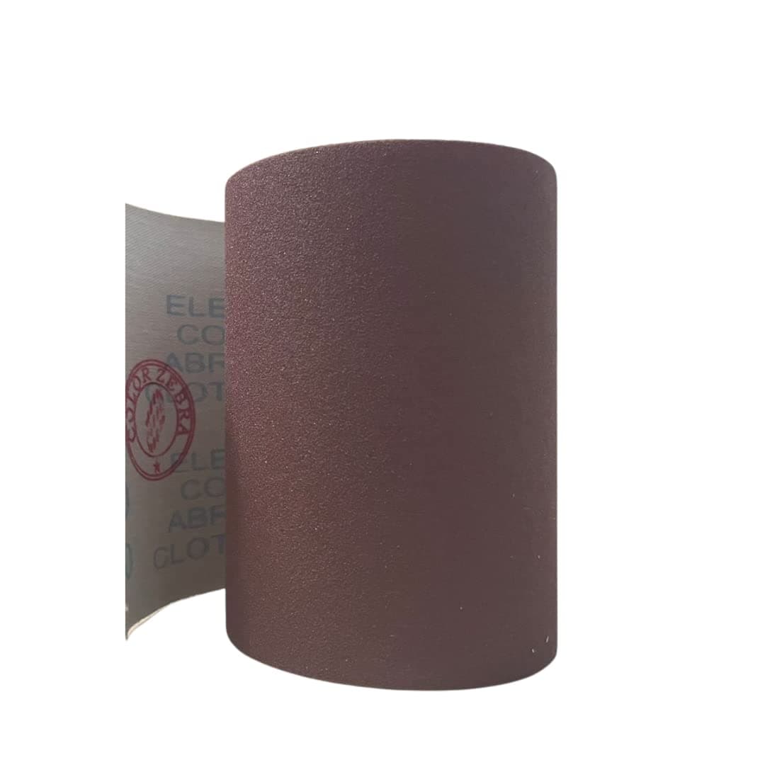 Color Zebra Emery Cloth Roll Sanding Roll Grit - 220 (Size - 4 inch x 1 meter) Pack Of 1. For Grinding Polishing of Metal and Wood