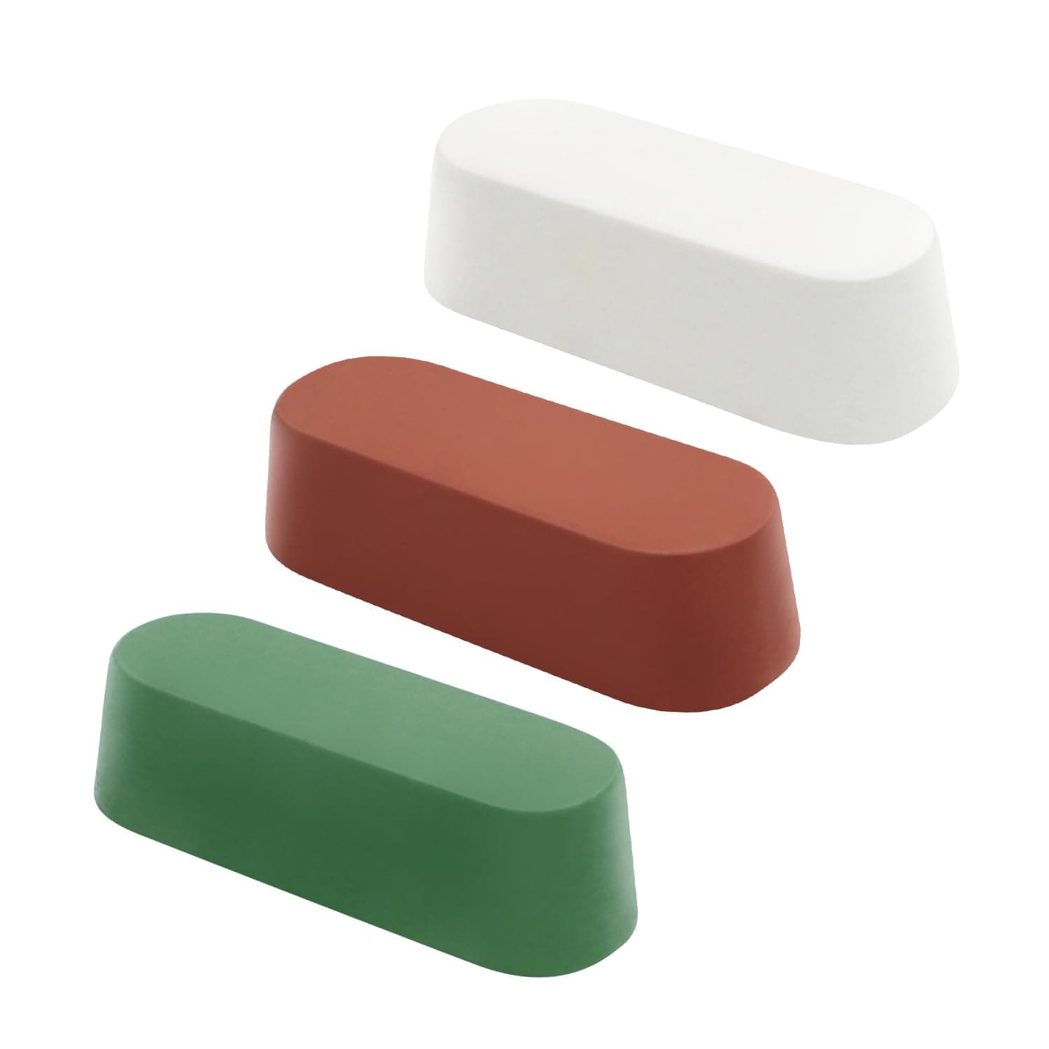 SCOTTCHEN Buffing Polishing Cutting Compounds 7.4 Oz. Kit - Green Fine/White Medium/Brown Coarse - 3 PCS