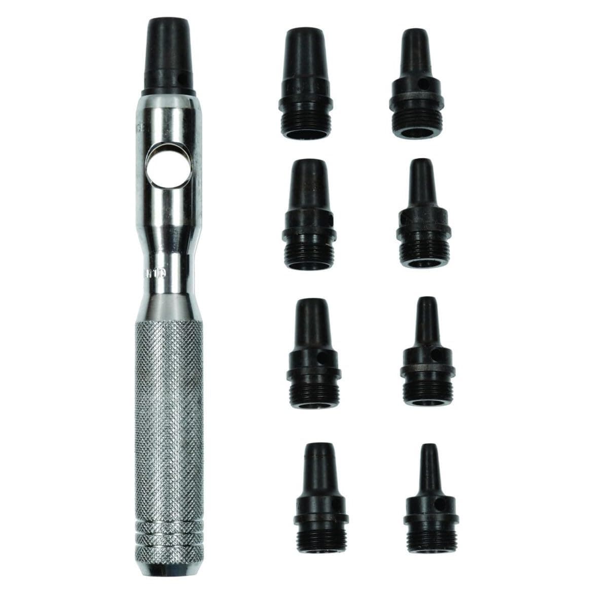 Mayhew Tools 66012 Hollow Punch, 10-Piece Set, Black