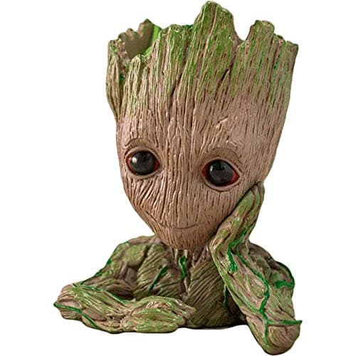 Groot Pen Stand Cum Flower Pot Plant Marvel Infinity war Tree Man