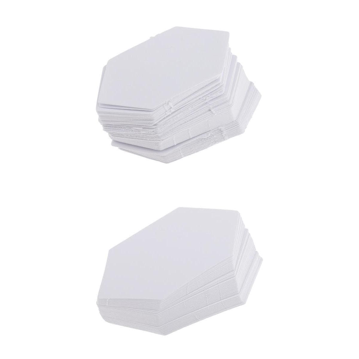 Jili Online 200pcs Hexagon Shape Blank Paper Quilting Templates For Patchwork 4.2/7.9cm