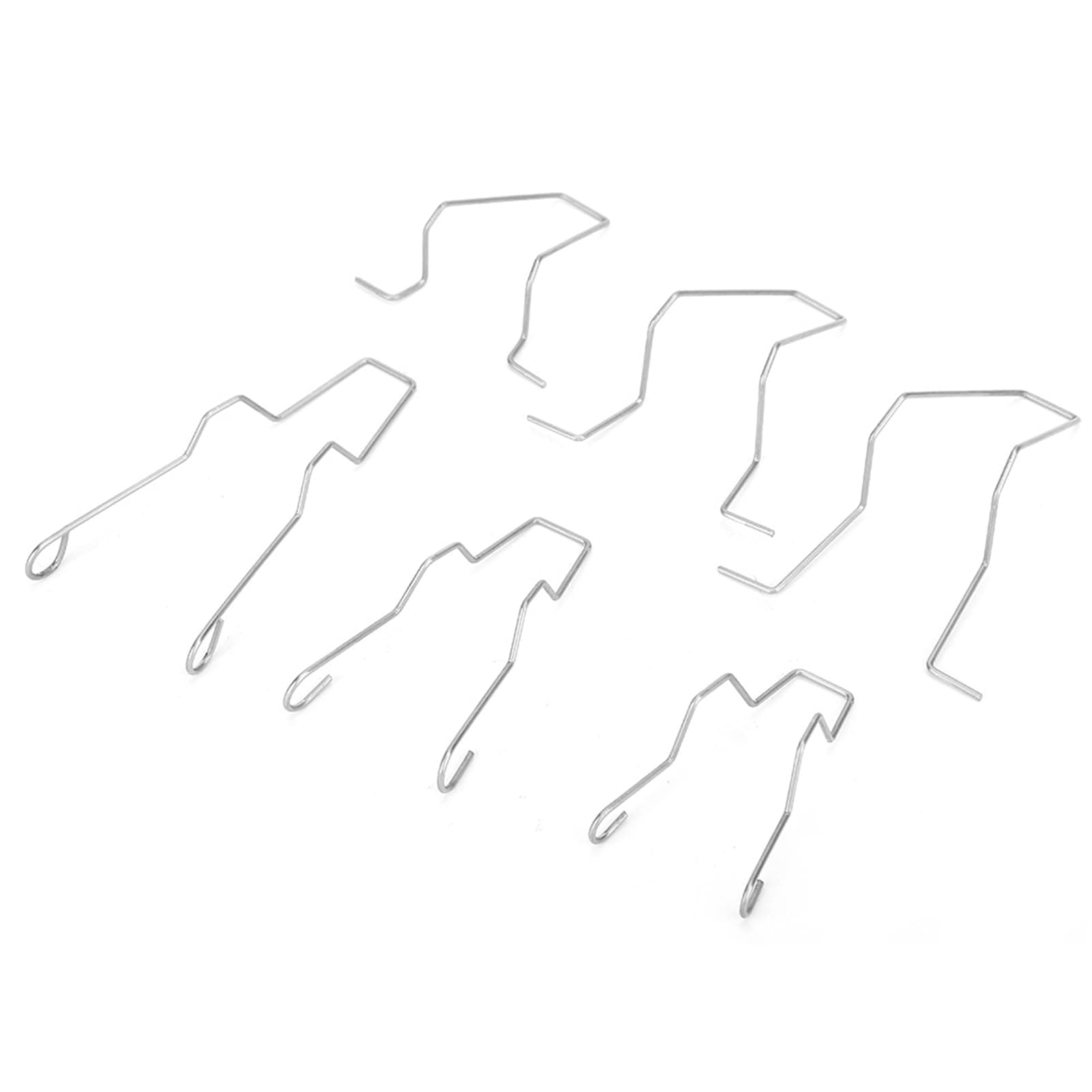 Aramox6 x steel headlight, headlight, low beam headlight, light bulb, retaining spring clip, for H1/H3/H4/H7 5ZHSFULLKIT