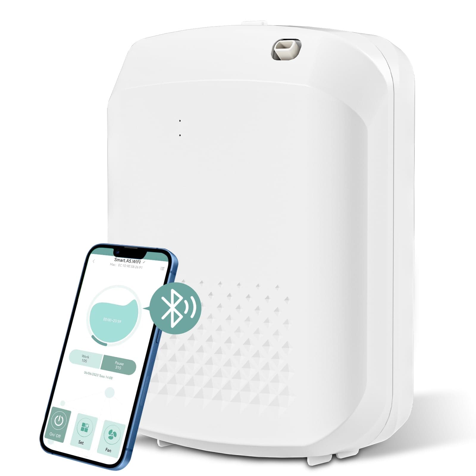 Barthelemy Smart Scent Air Machine for Home, 1500 Sq. Ft Coverage Hotel Collection Diffuser with Smart Cold Air Tech, Bluetooth Cold Air Diffusers with Smart APP Control for Home, Hotel, Spa, Office