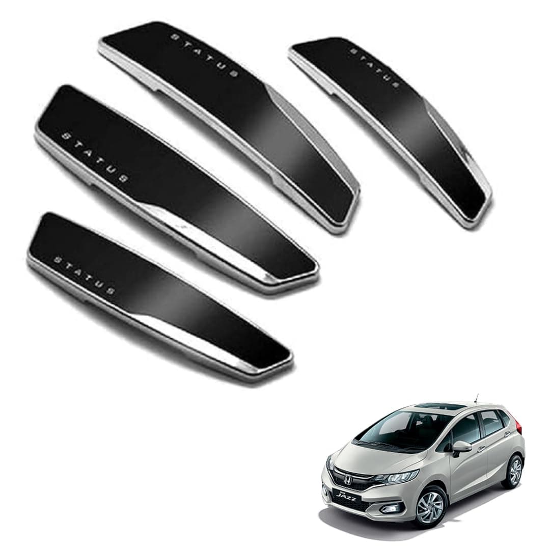 Autokaar Status Car Door Edge Guard Scratch Protector Black Universal for Honda Elevate/Amaze/City/Jazz/Brio/Mobilio/BRV/WRV/Civic