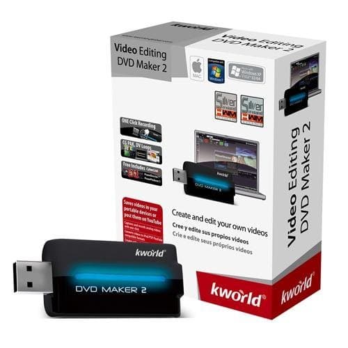 Kworld DVD Maker2 USB2.0 (Vista, Win7, Mac)