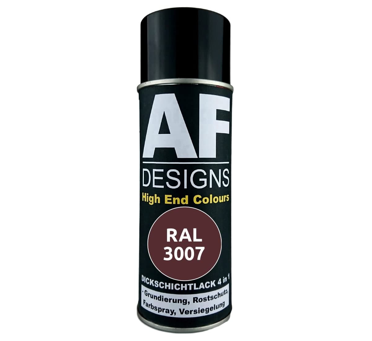 Alex Flittner Designs Rust Protection Paint 4-in-1 RAL 3007 Black Red Metal Protective Paint Spray Rust Protection Paint Spray Can