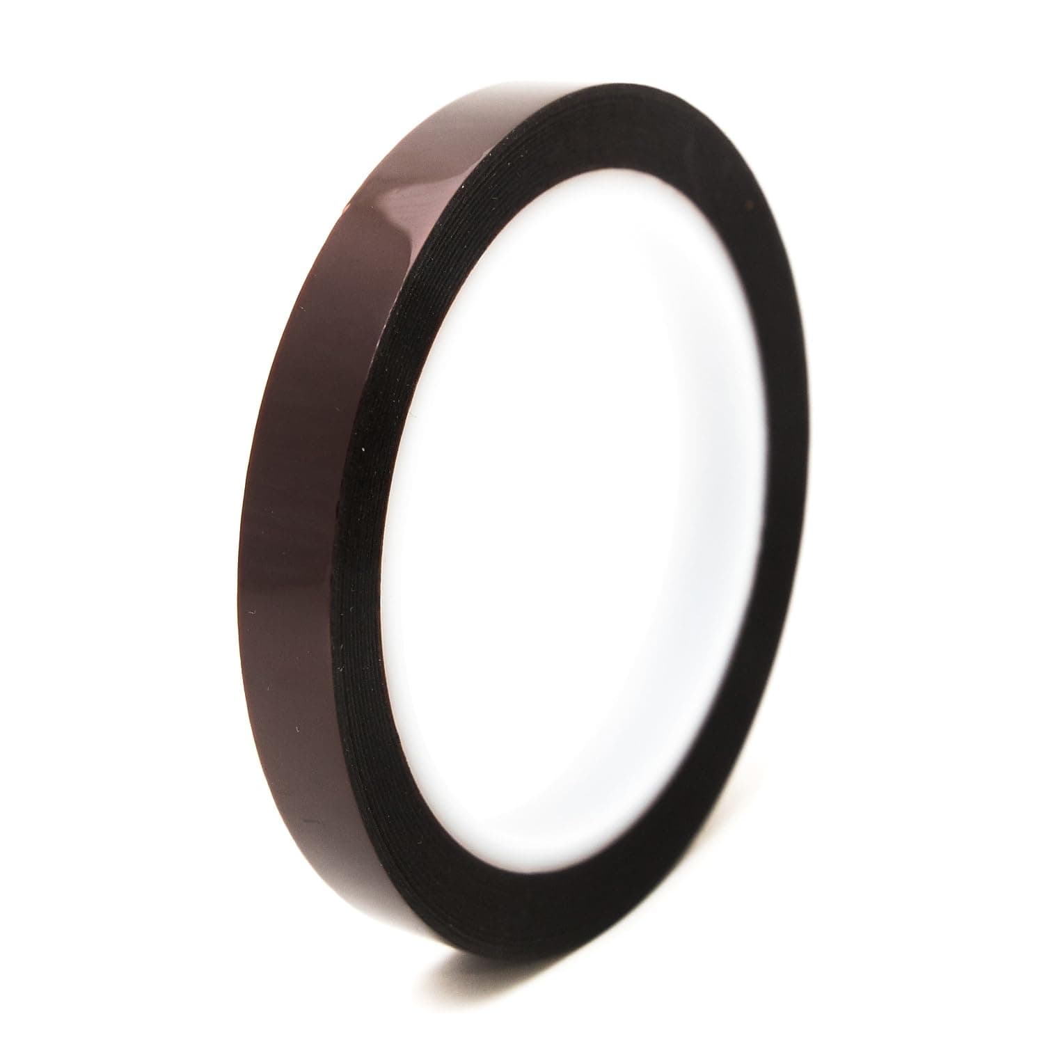 Polyimide Tape, 2 Mil Thick 3/8 Inches Wide x 36 Yards Long, Polyimide Film with Silicone Adhesive, 3 Inch Core, RoHS and REACH Compliant