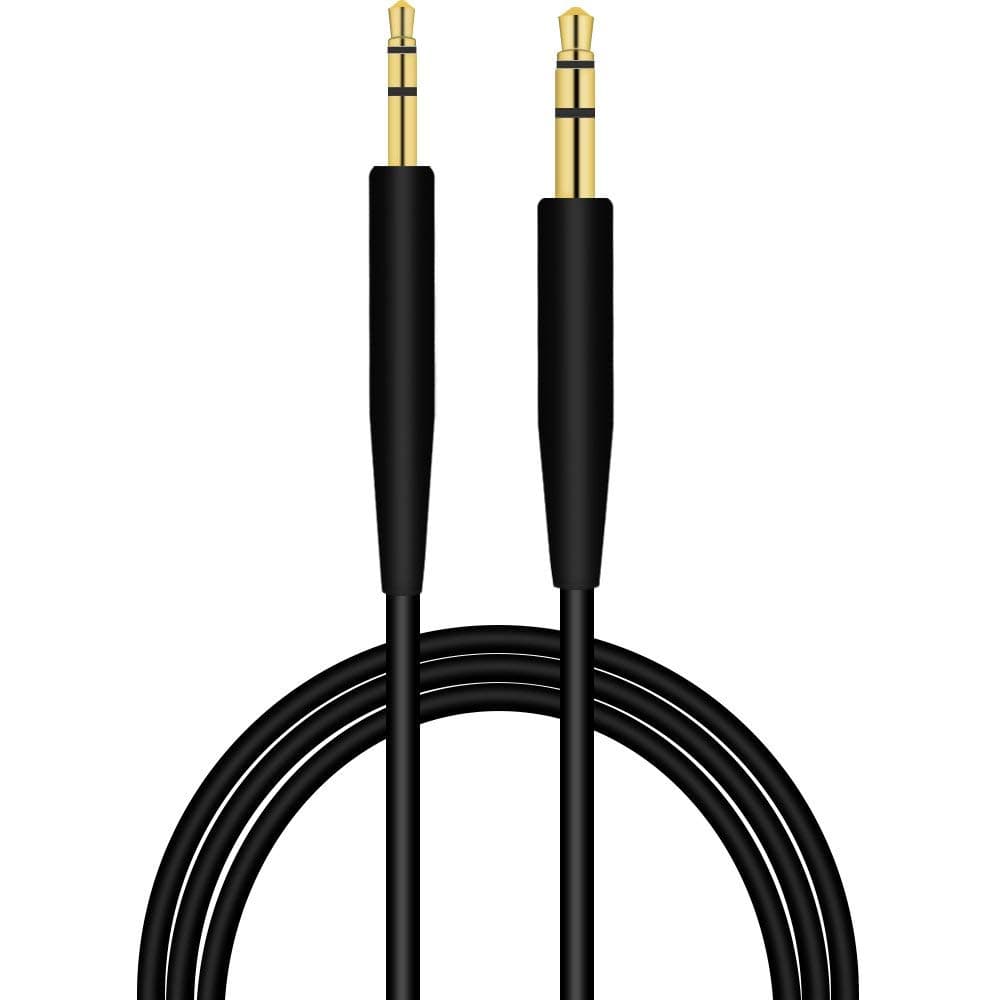 2.5mm to 3.5mm cable, Bose Headphone Cable, Stereo Jack Cable, Replacement Headphone Audio Wire Compatible with Bose QC 35 / QC35 II / QC25 / OE2, JBL E45BT E55BT E65BTNC (black)