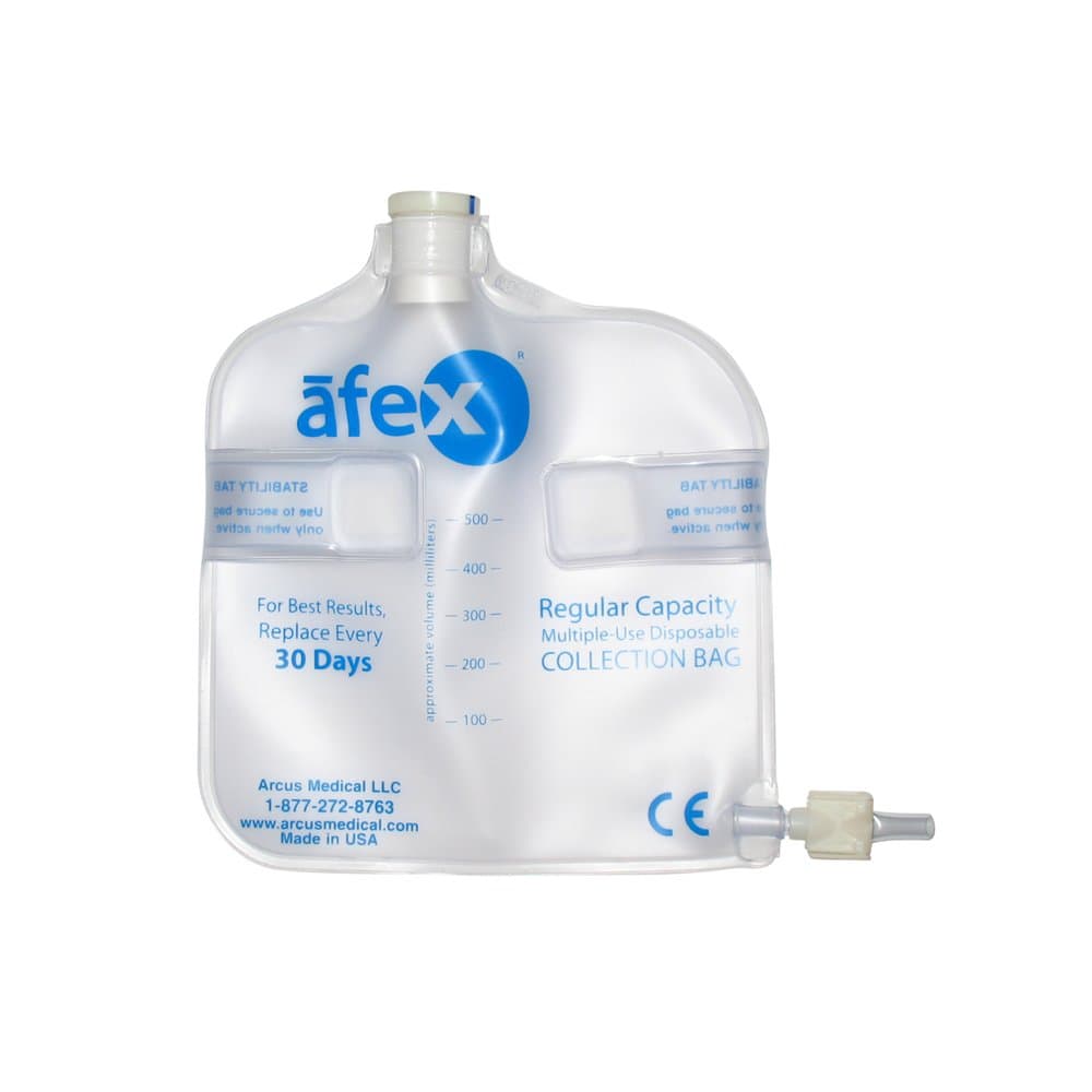 Afex Urinary Collection Leg Bag 16 oz Standard Non Vented (500 mL) Capacity