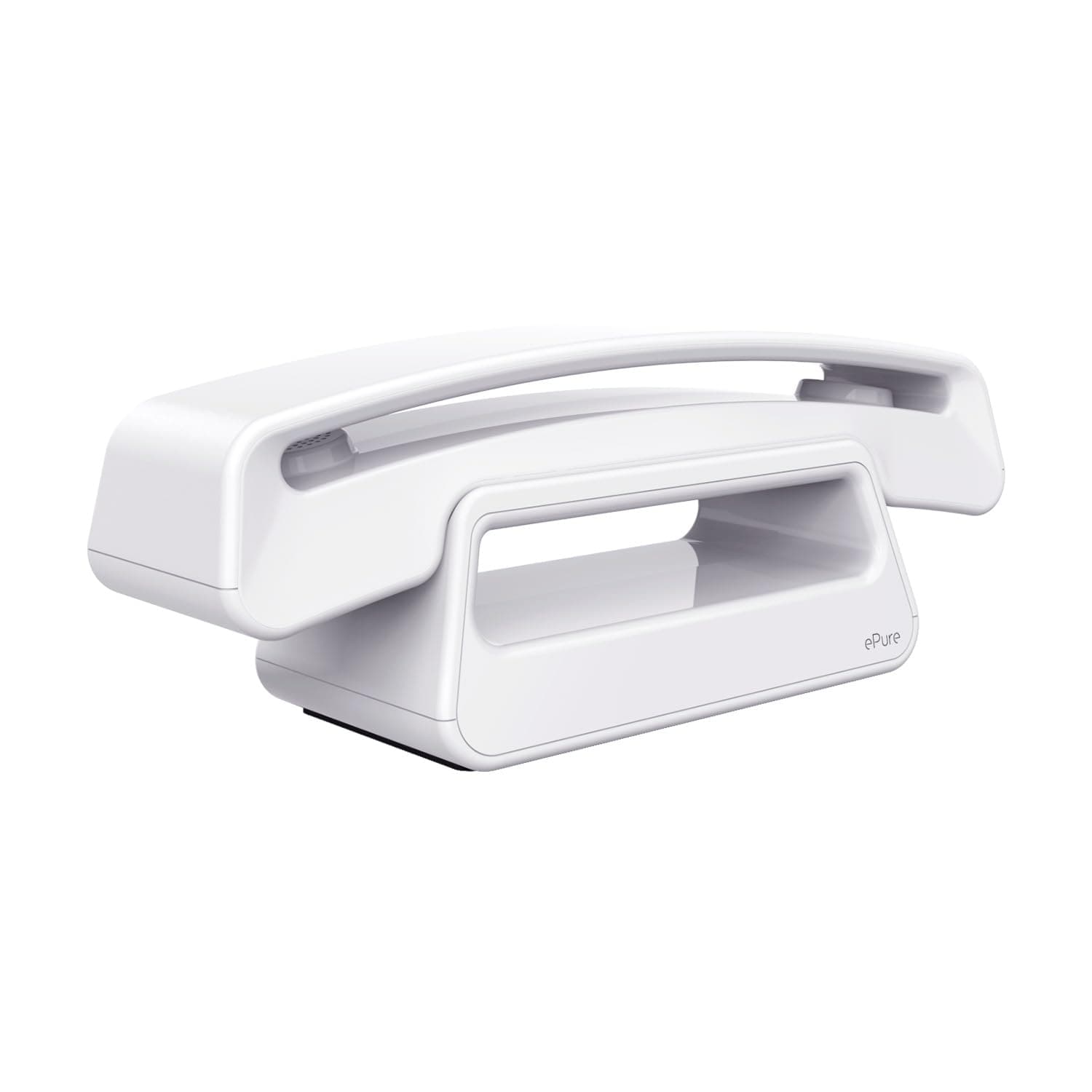 ALCATEL ePure Iconic - Cordless Phone DECT - Classic Design - Large Highly Legible GraphicDisplay - Handsfree - Call Barring - White