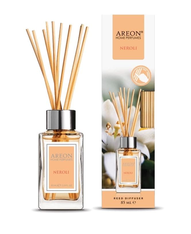 Home Luxury Perfume Reed Diffuser + 10 Rattan Reeds, Neroli 85 ml