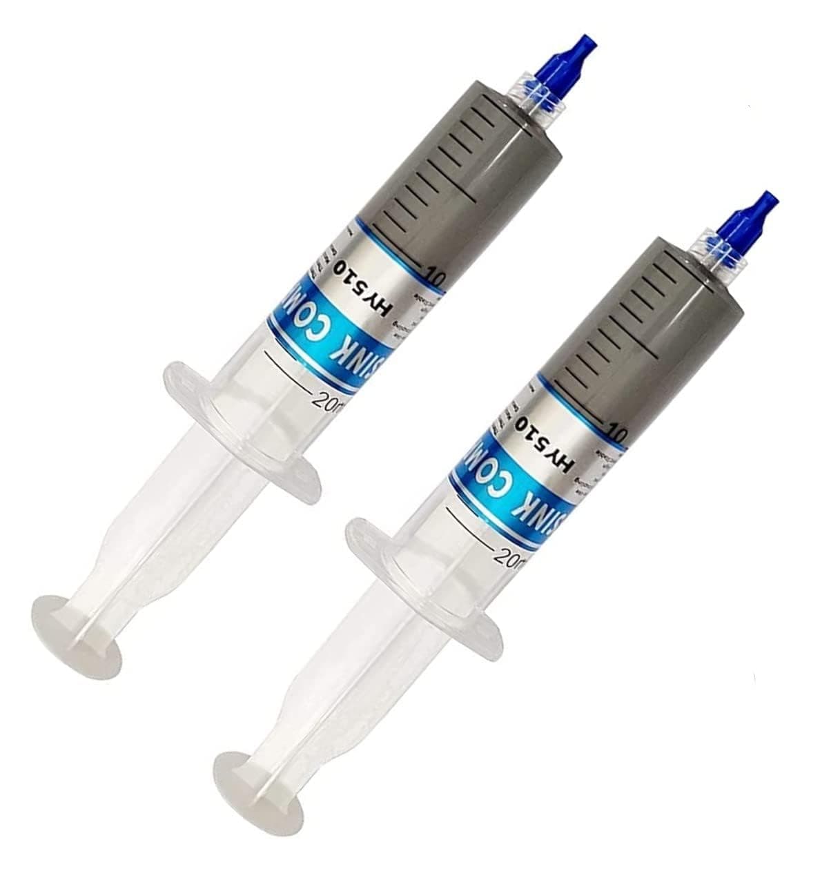 Thermal Compound Paste Use in Coolers Heat Sink for CPU and Chipsets (Grey, 30 g)(Pack of 2)