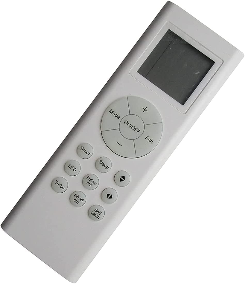 General Replacement Remote Control Fit for RG66A1/BGEF RG66B6(B) BGEFU1 WYS009AMFI17RL WYS009GMFI17RL WYS009AMFI19RL WYS012GMFI17RL WYS012G-19 WS012GMF119HLD for Pioneer Air Conditioner