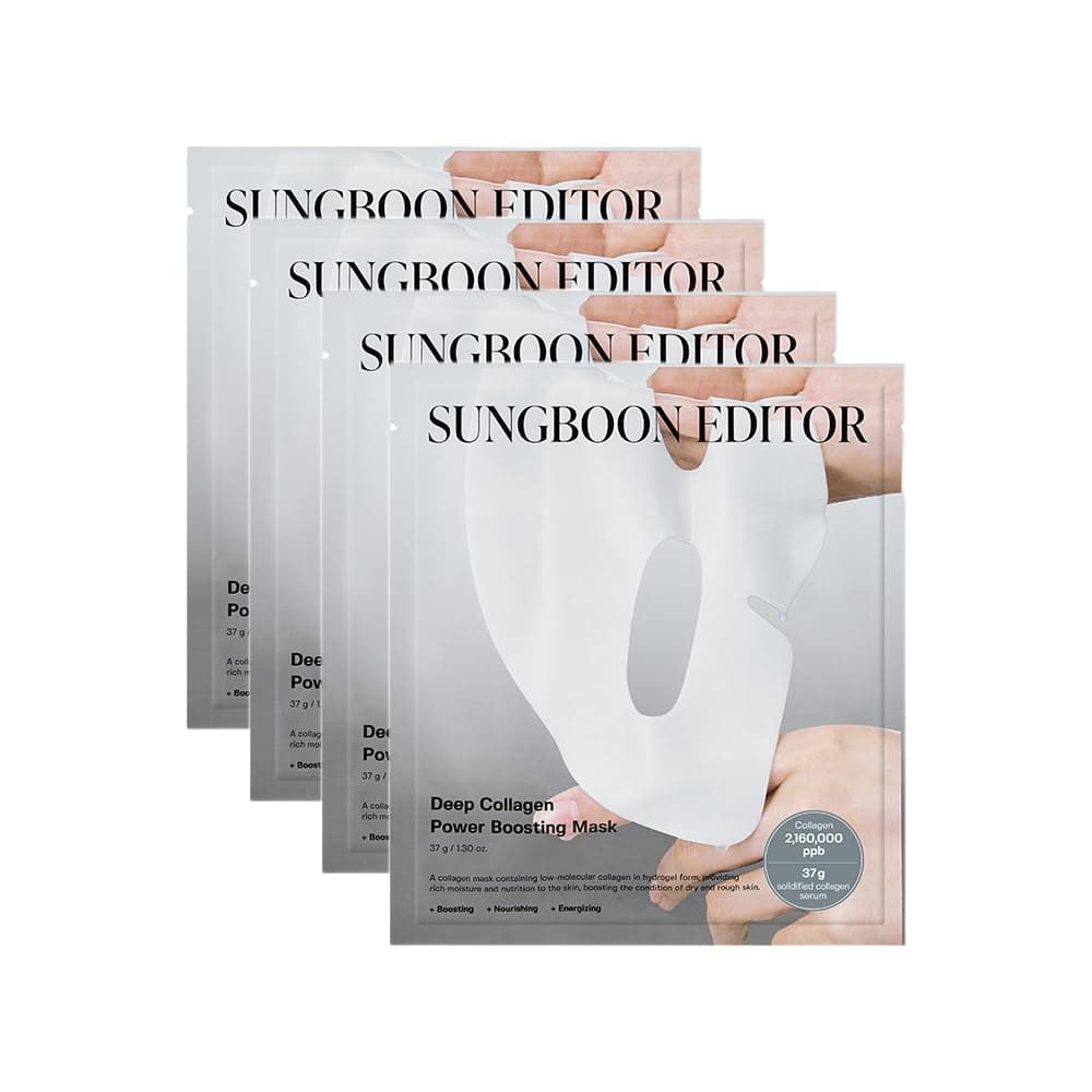 SUNGBOON EDITOR Ingredient Editor Deep Collagen Power Boosting Mask, 4 Pieces