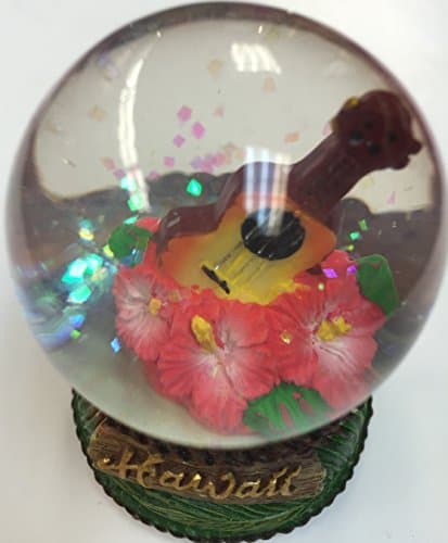 Snow Globe Ukulele Hawaiian Design 3 inches