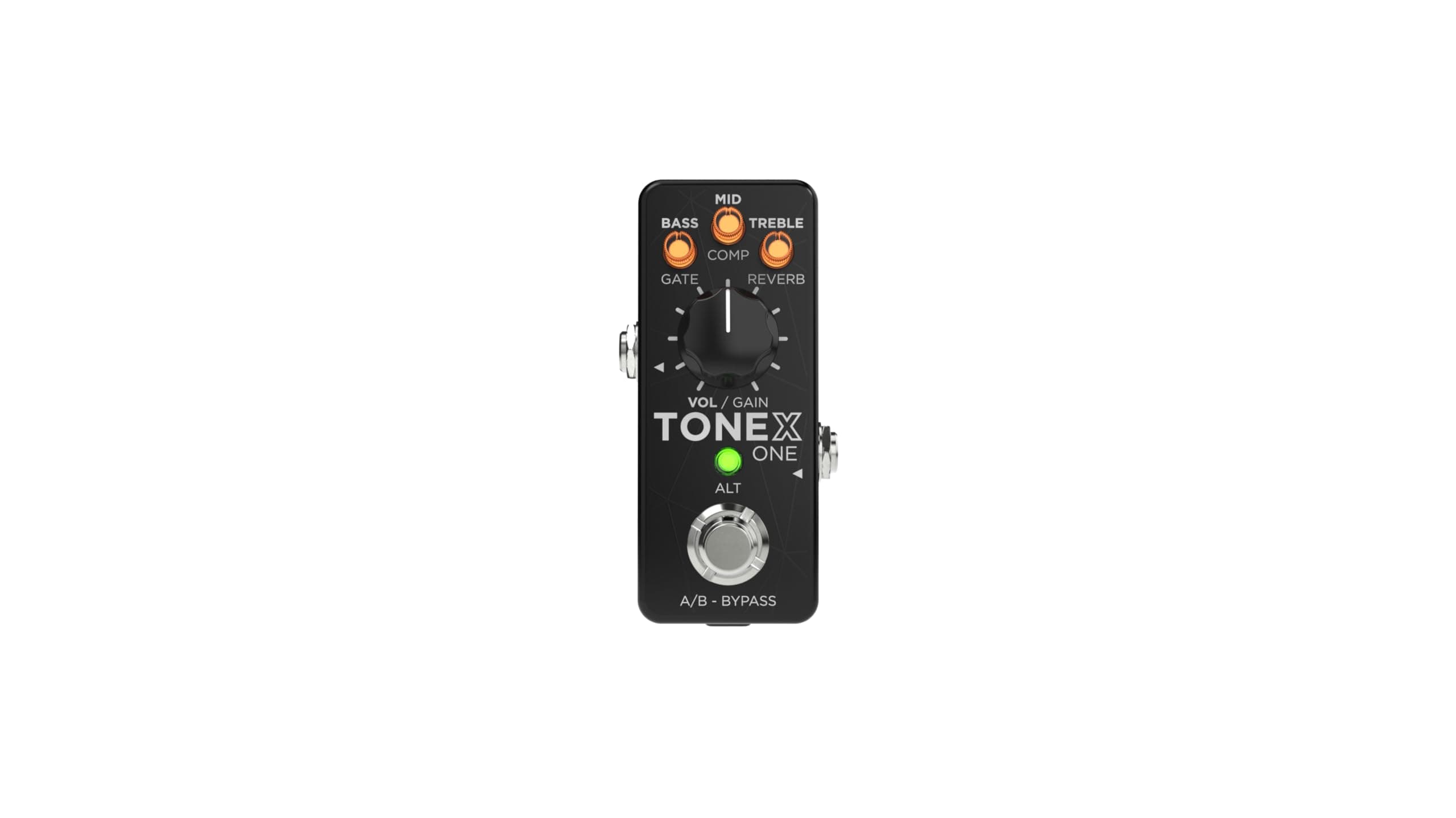 IK Multimedia TONEX ONE Amplifier/Cab/Pedal Modeler Stereo Amp/Cab/Effect Modeling Pedal for Guitar and Bass with 20 Tone Model Slots, 3-band EQ, Onboard Effects, USB Audio Interface