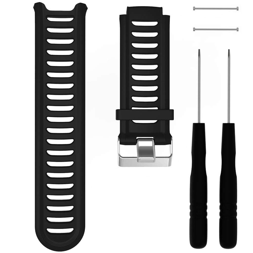Band for Garmin Forerunner 910XT, Soft Silicone Replacement Watch Band Strap for Garmin Forerunner 910XT Sport Watch, Fits 6.0 inches-8.1 inches Wrist