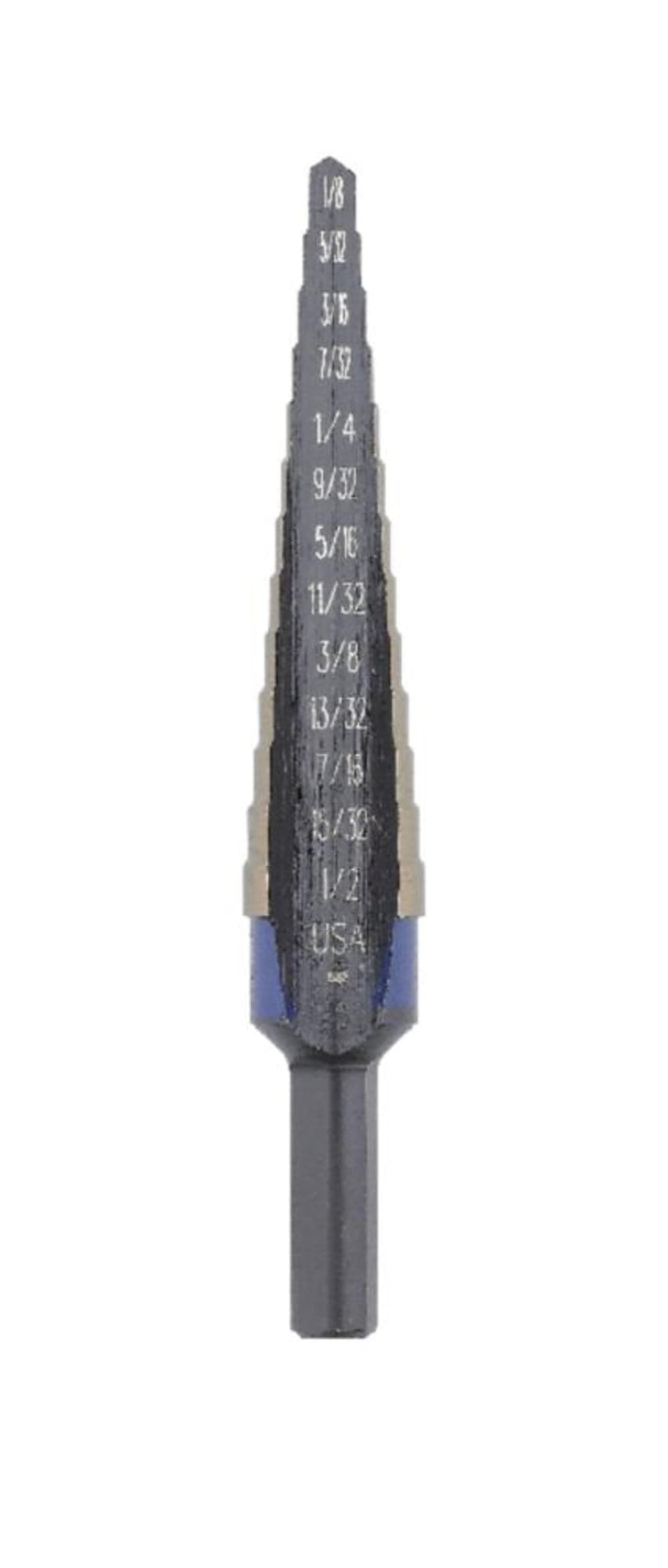 Irwin Industrial Tools 10231CB Unibit 1/32-Inch 13-Steps Cobalt Step Drill Bit