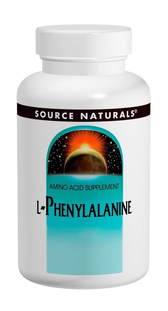 Source Naturals L-Phenylalanine, 500mg, 50 tablets