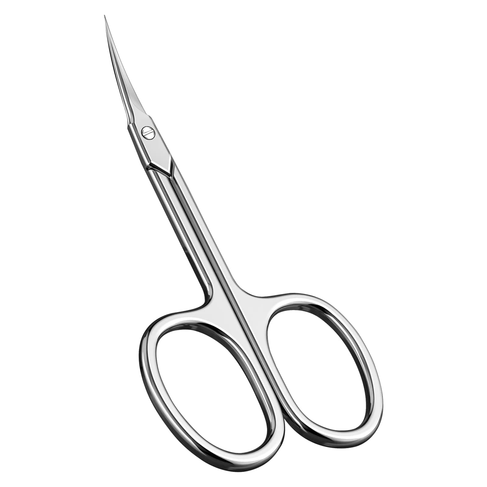 Manicure Scissors, Extra Fine Eyebrow Scissors for Grooming, Curved Blade Nail Scissors Precise Pointed Tip Grooming Kit for Eyebrow, Eyelash, Trim Nail and Dry Skin