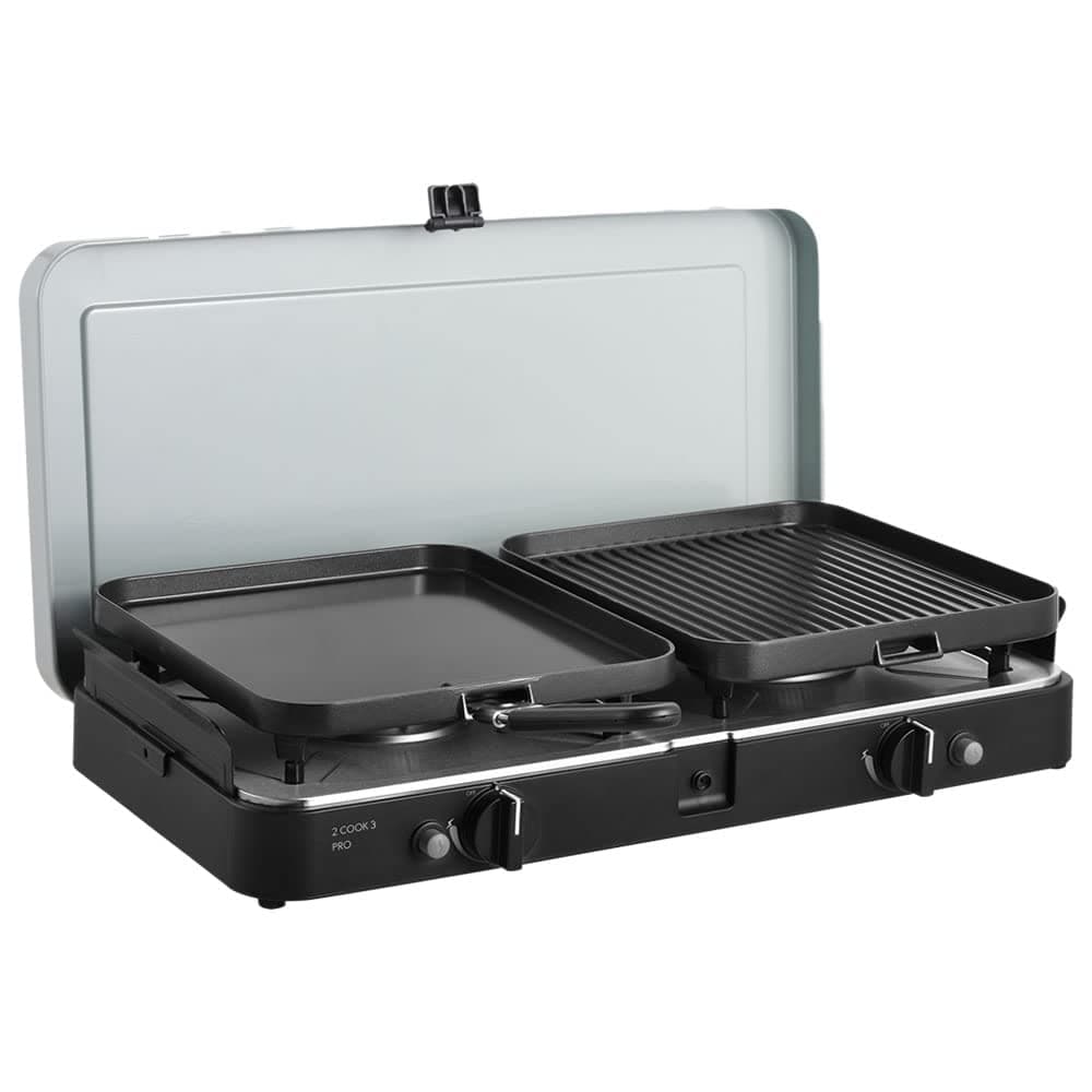 Cadac 2 Cook 3 Pro デラックスQRキャンプストーブ、グレー
