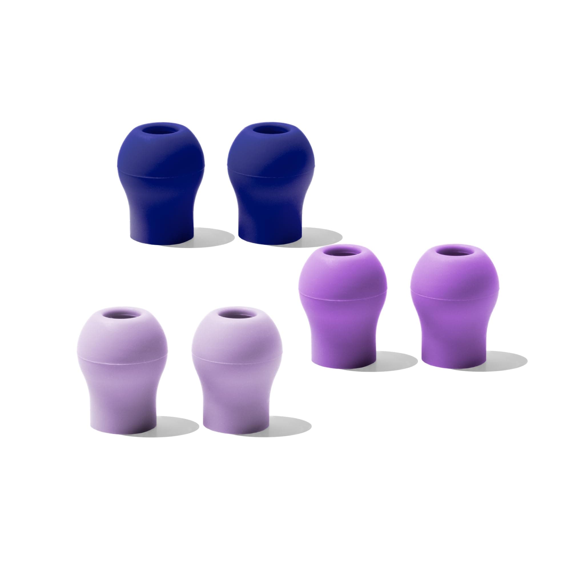 CORE 500™ Digital Stethoscope Rubber Ear Tips - 6 Pairs (Bloom Collection)