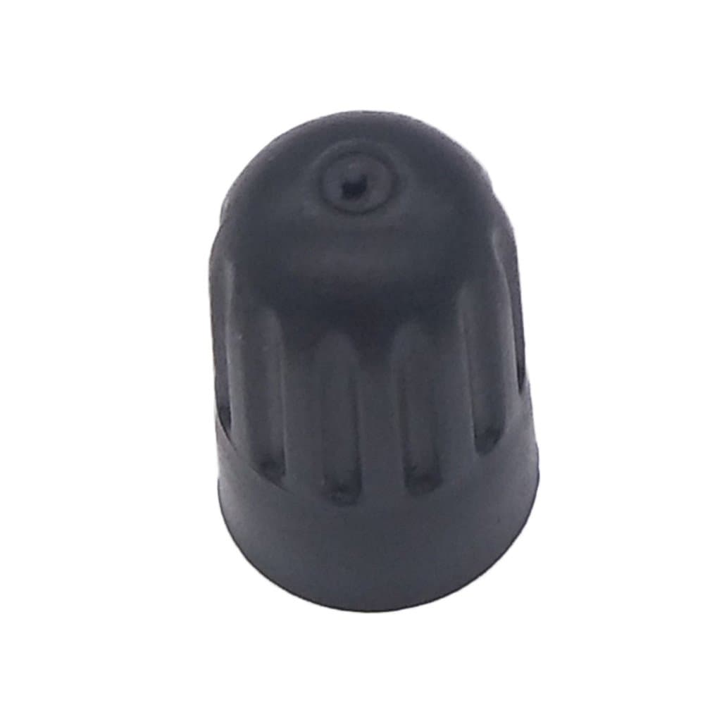 Black TPMS Tire Valve Stem Long Caps Long Plastic Cap with Rubber Seal for TR20008 10 Qty