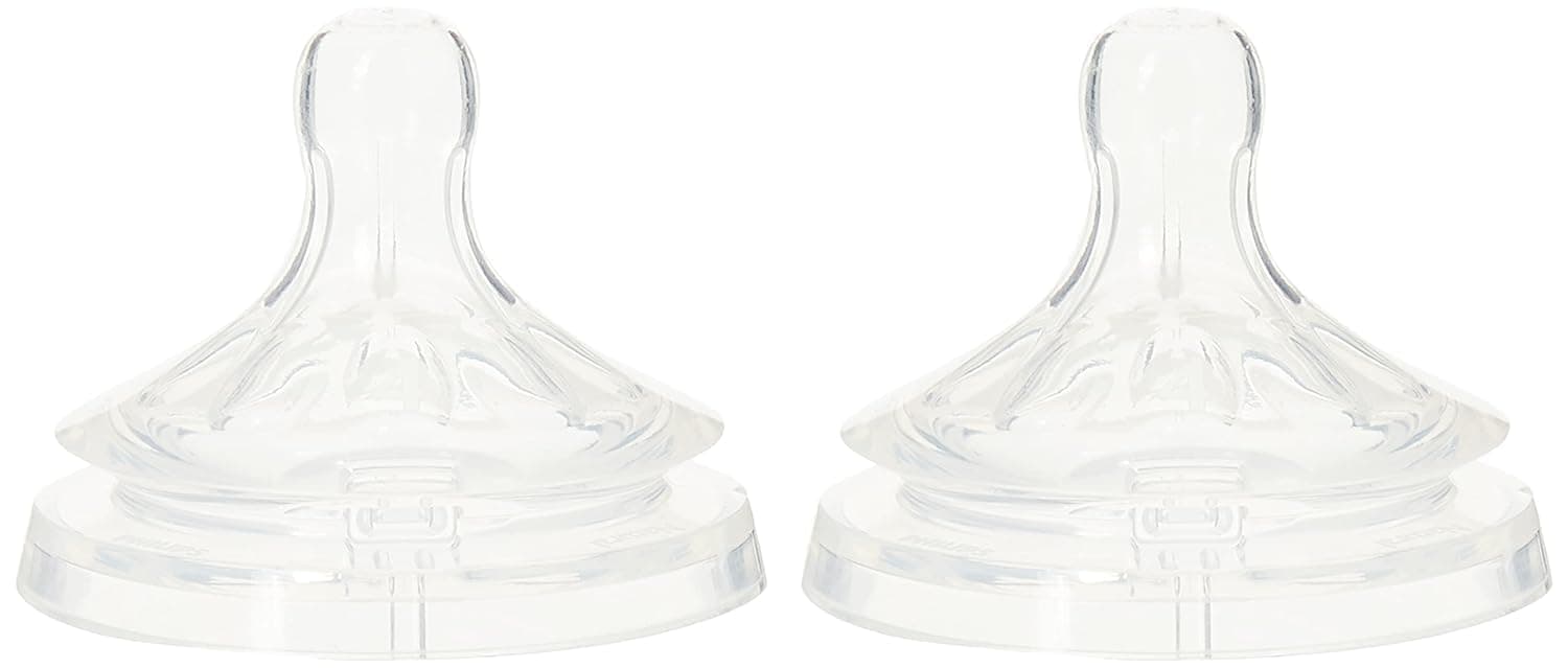 Philips Avent Natural Response 3.0 Bottle Teat- 2 x Baby Bottle Flow 5 Teats for Newborn Babies, 6+ Months, BPA Free (Model SCY965/02)