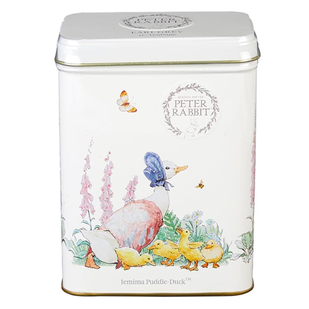 ベアトリクス・ポッター、あひるのジマイマ アールグレイのティーバッグ40包入り紅茶缶