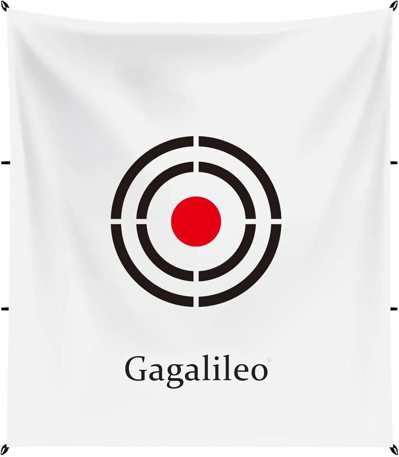 Gagalileo Golf Target Cloth: Protective Net Portable Easy Setup with Ropes Indoor Outdoor Practice All Golfers Training Accuracy for Backyard Garage