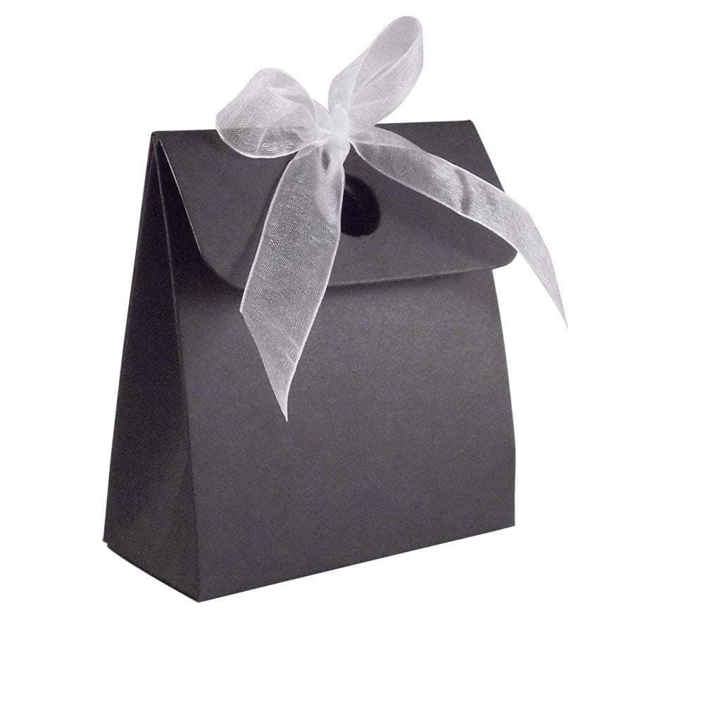 20 x Black Box Bag Wedding Favour Boxes