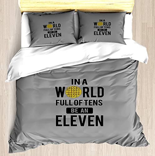 NTCBED Stranger Things - Duvet Cover Set Soft Bedding Set Pillowcase Bed Set Unique Printed Floral Pattern Design Duvet Covers Blanket Cover Queen/Full Size