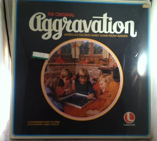 1977 Vintage Aggravation Board Game