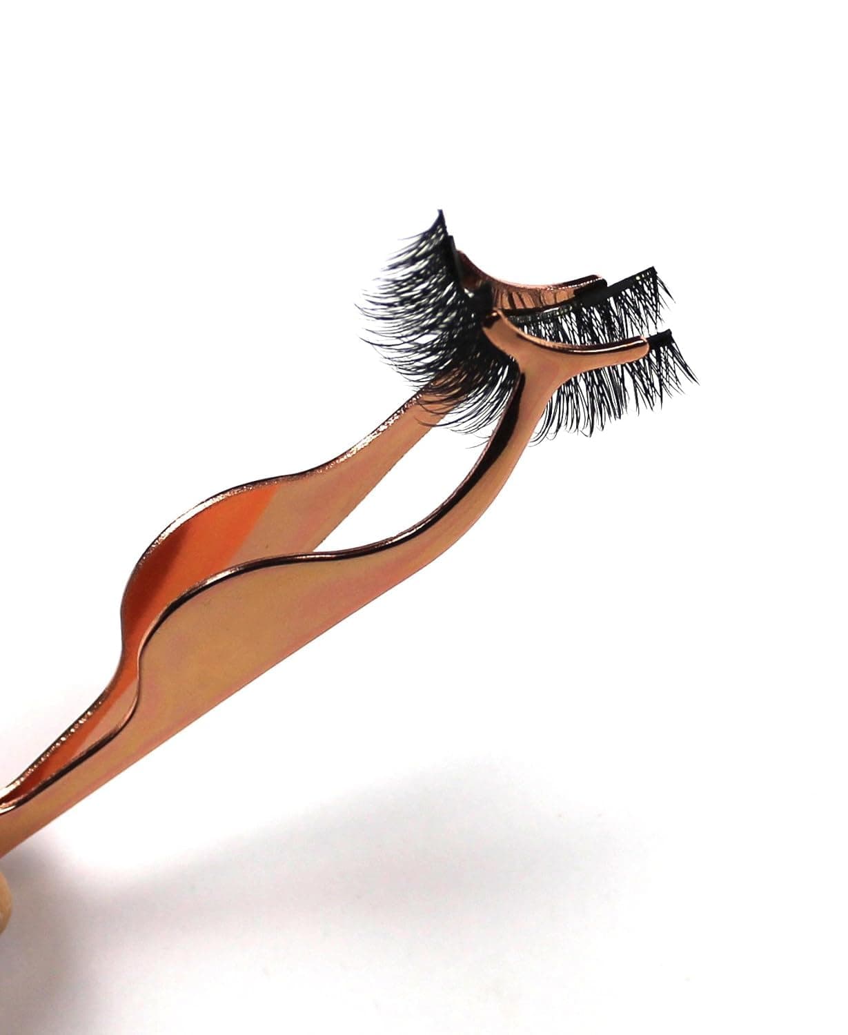 Magnetic Eyelash Applicator Tool for Magnetic Lashes & False Eyelashes – Fake Eyelash Applicators by Uptown Lashes (Rose Gold)