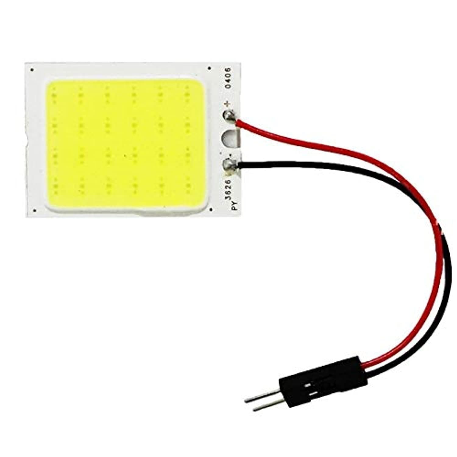 Toby'S Cob 24 Smd Led Panel Dome Led Lamp Auto Car Interior Reading Plate Wired Light Lamp