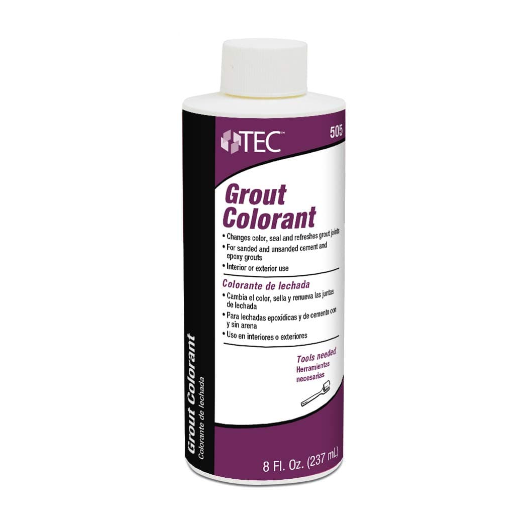 TEC Grout Colorant - Refresh and Seal or Change Grout Joint Color | A Faster and Easier Alternative to Regrouting Tile | 8 oz. Application Covers up to 350 sq. ft. - 931 Standard White