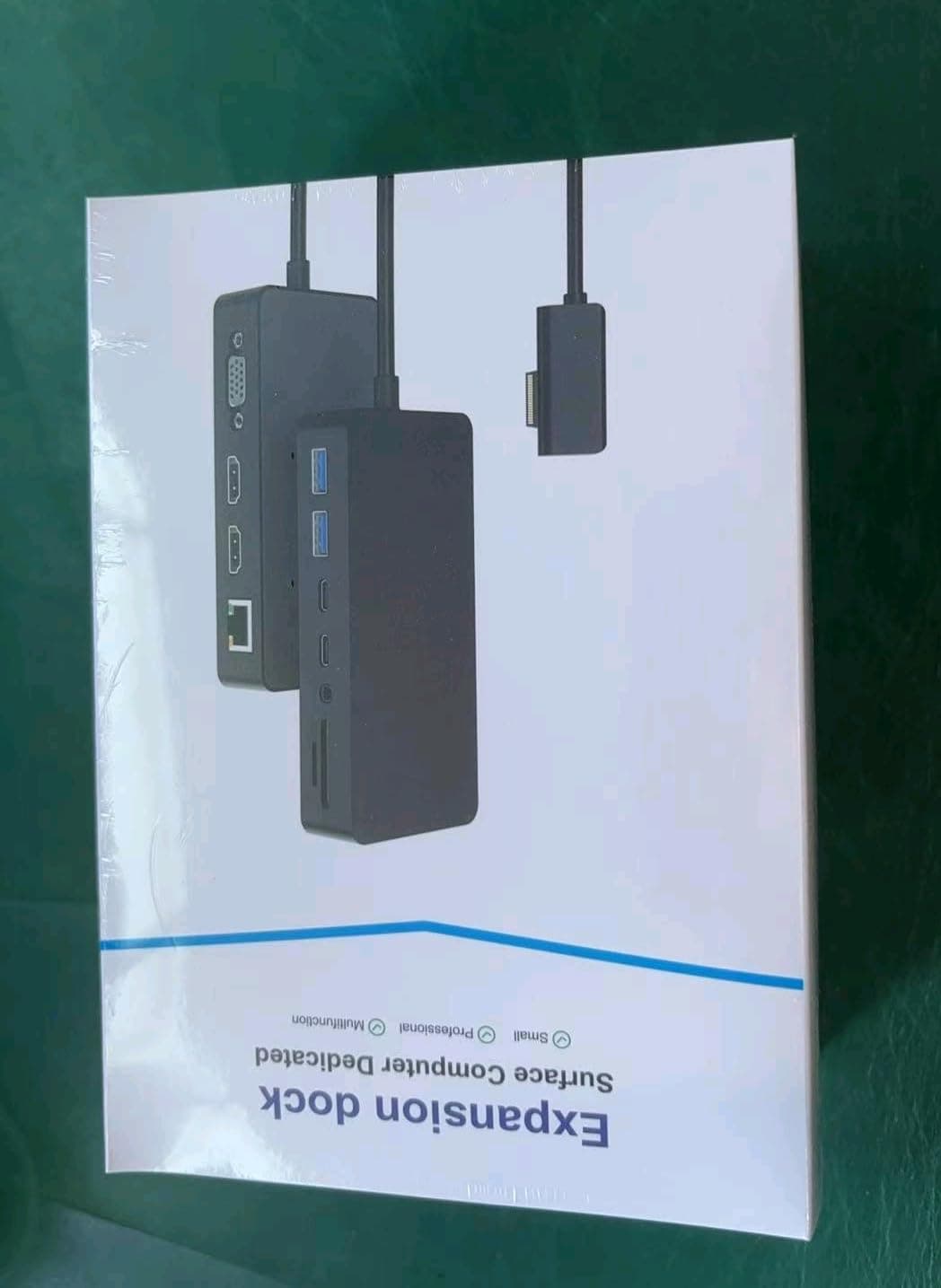 12-in-1 Microsoft Surface Dock Triple Display (2*HDMI +VGA), Surface Pro Dock, Surface Docking Station for Surface Pro 9/8/X/7/6/5/4, Surface Book 3/2/1, Surface Laptop go/5/4/3/2/1