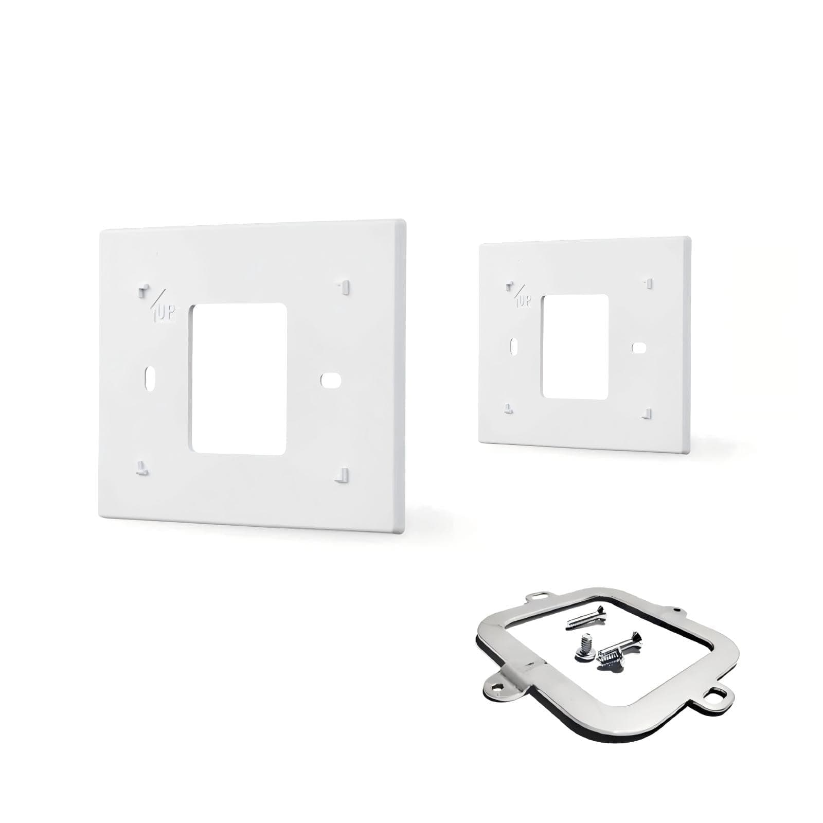 THP2400A1027W Thermostat Wall Plate Back Plate White Cover Assembly (1)
